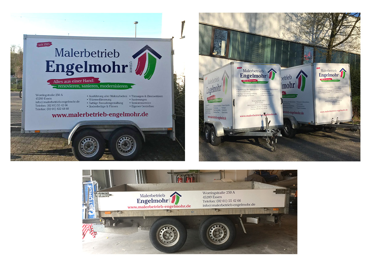 Anhänger der C. Engelmohr Malerbetrieb GmbH